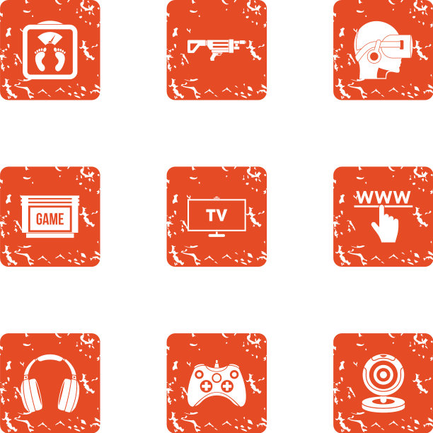 网页游戏图标设置垃圾摇滚风格图片下载