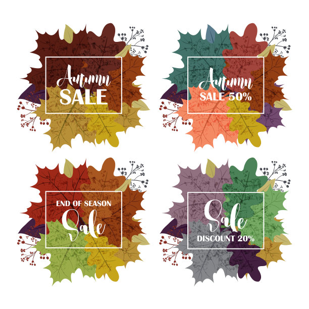 收藏秋季销售和其他版式图片下载