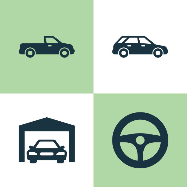 汽车图标集马车图片下载