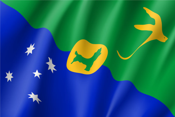 圣诞岛旗图片下载