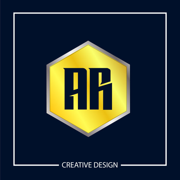 首字母ar标志模板设计图片下载