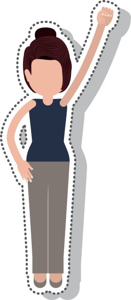 个人头像抗议孤立图标图片下载