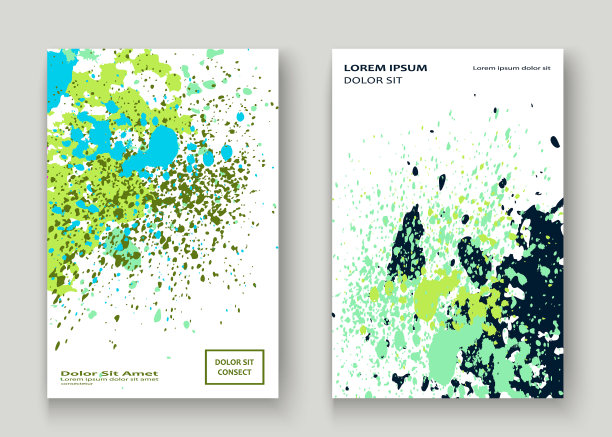 霓虹蓝白爆炸涂料飞溅艺术图片下载