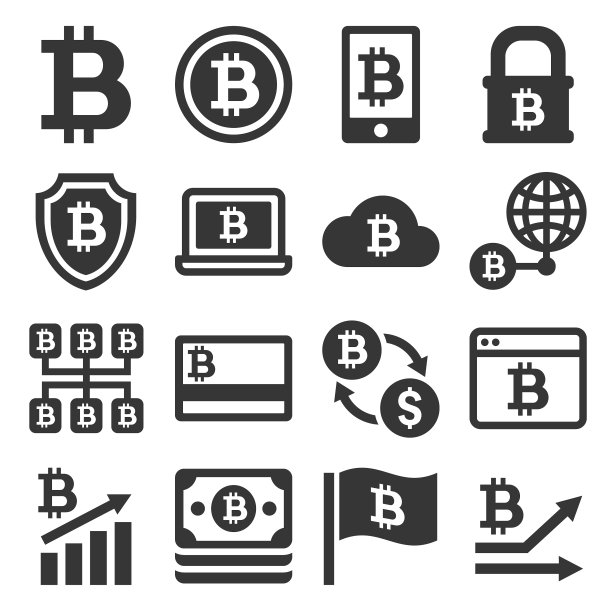 比特币图标集图片下载