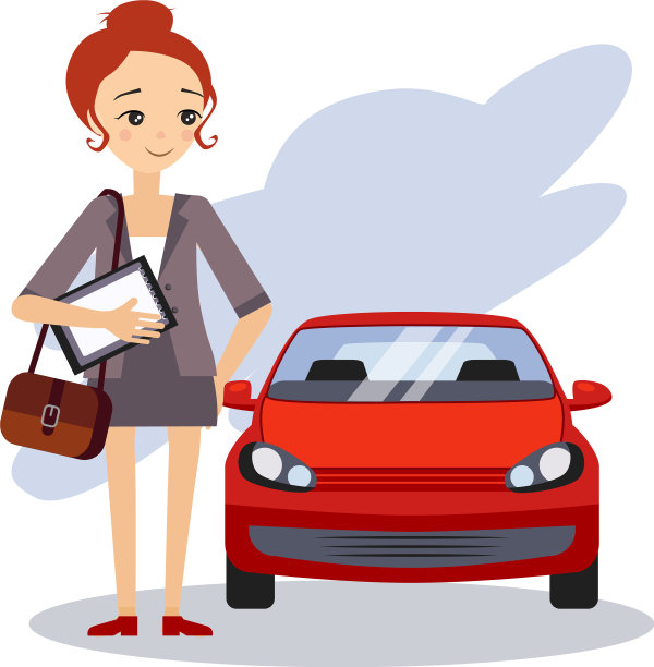 停车是女性在工作场所的日常活动图片下载