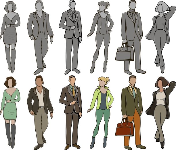 女性阿凡达和男性图片下载