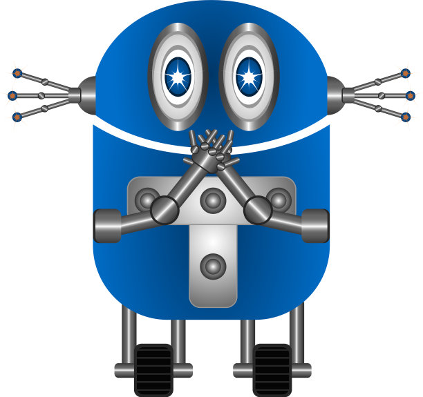 孤立的沉默的机器人图片下载