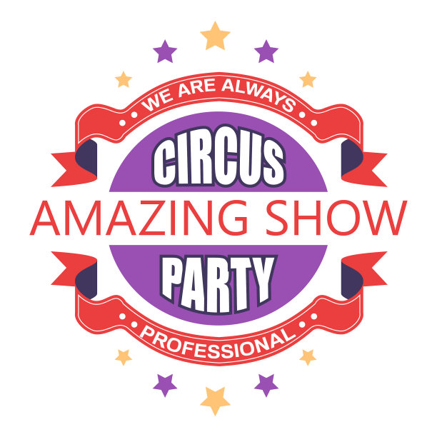 令人惊叹的马戏团表演和孤立的图标图片下载