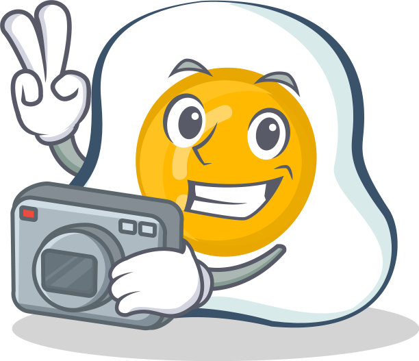 摄影煎蛋人物卡通图片下载