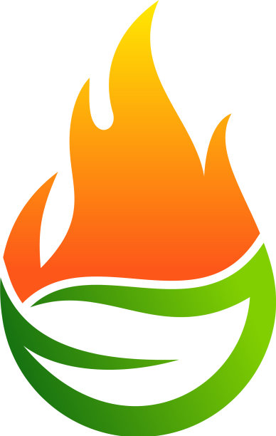 自然火标志图标设计图片下载