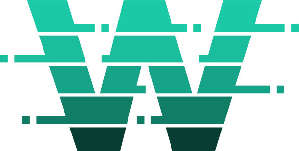 W字母像素logo图标设计图片下载