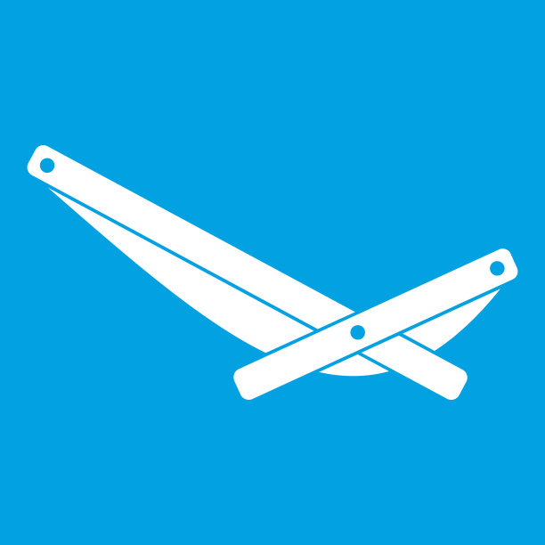 白色的躺椅上图标图片下载