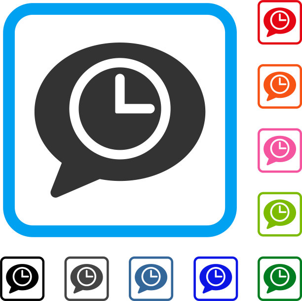 信息时间框架图标图片下载