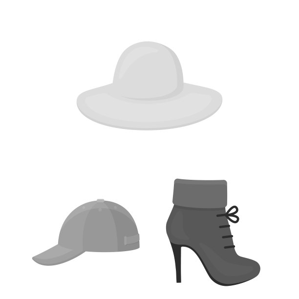 衣服和配件单色图标设置图片下载