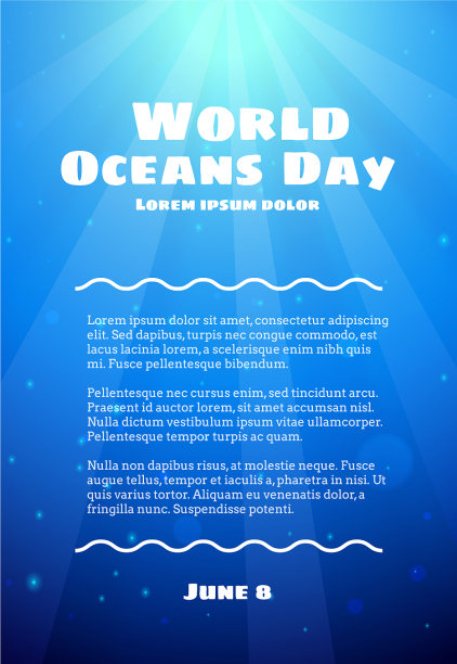 6月8日是世界海洋日图片下载