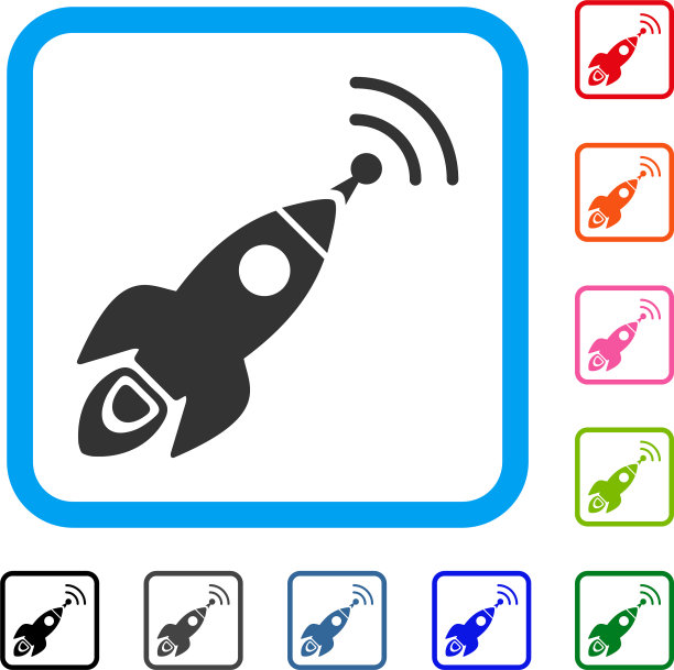太空火箭无线电翻译框图标图片下载