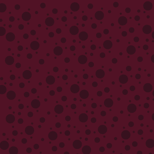 无缝的栗色圆斑点不同大小图片下载