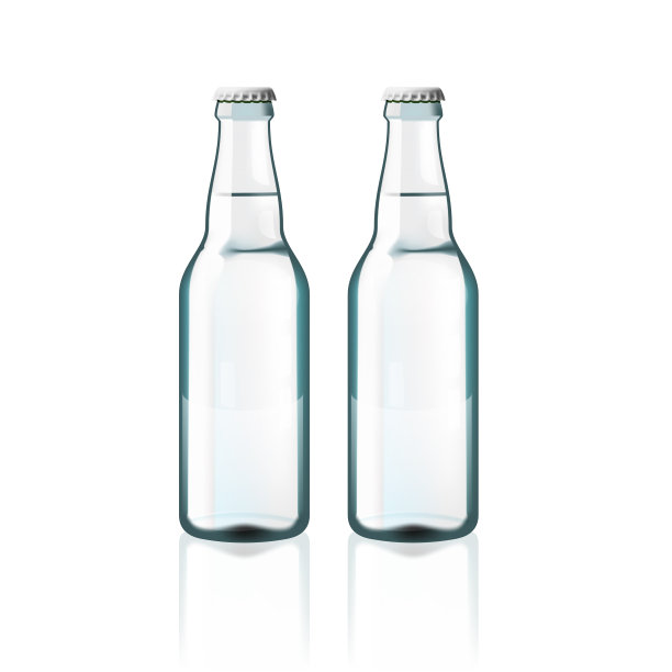 透明的水杯被隔离在白色图片下载