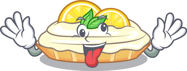 疯狂吉祥物美味自制柠檬蛋糕配图片下载