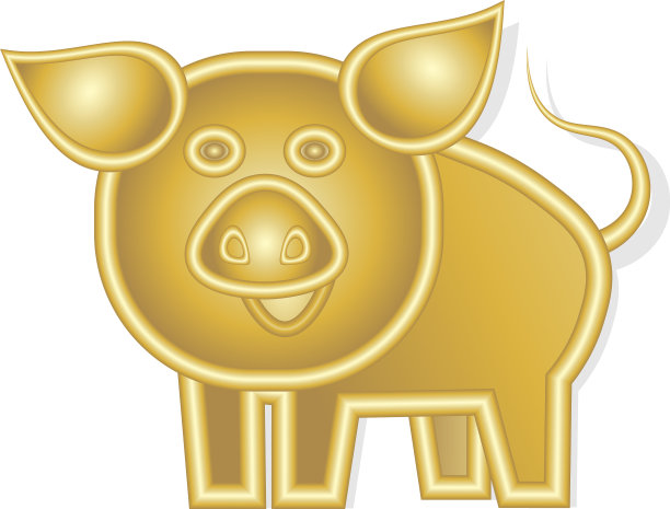 快乐开朗的金猪2019适合一个图片下载