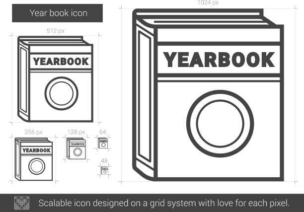 年鉴线图标图片下载