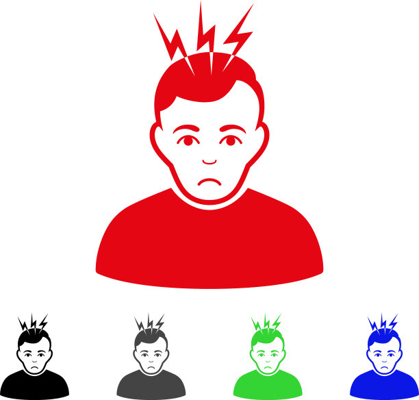 难过的时候头痛图标图片下载