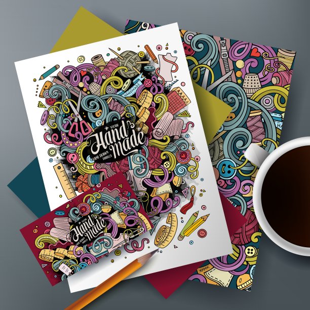 卡通可爱的手绘涂鸦手工制作图片下载