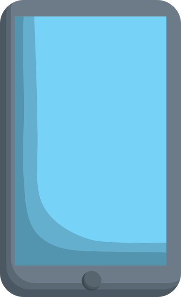 孤立的智能手机设备设计图片下载