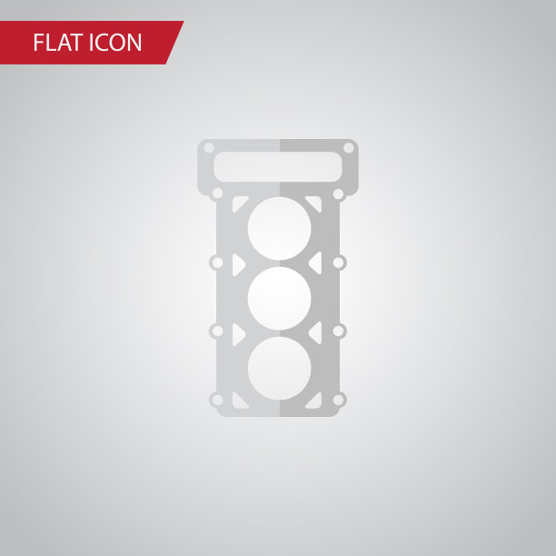 隔离垫圈平面图标填料元件图片下载