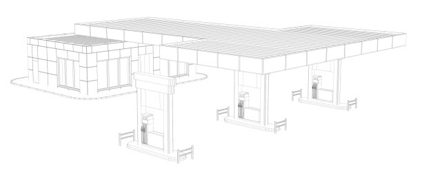 加油站线架图片下载