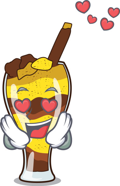 在爱芒果水果卡通吉祥物图片下载