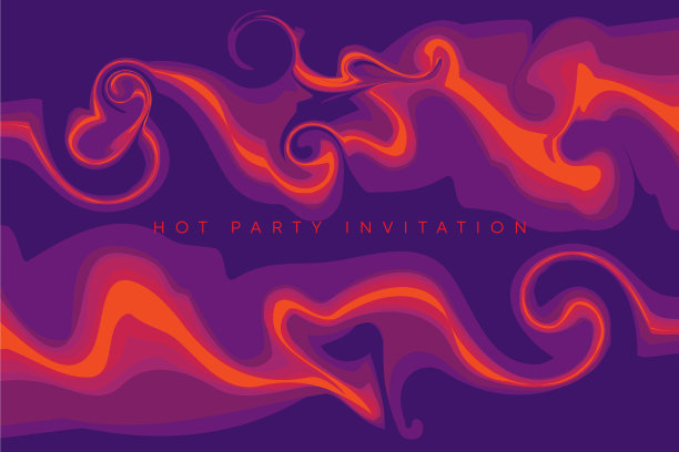 摘要热液火焰设计元件图片下载