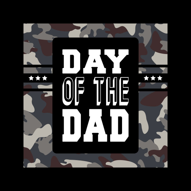 父亲的t恤印花徽章贴花的日子图片下载