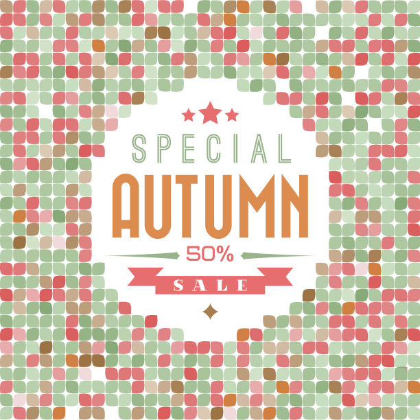 复古色彩的叶子纹理图片下载