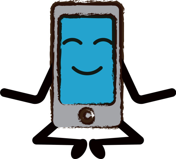 卡哇伊的智能手机设备图片下载