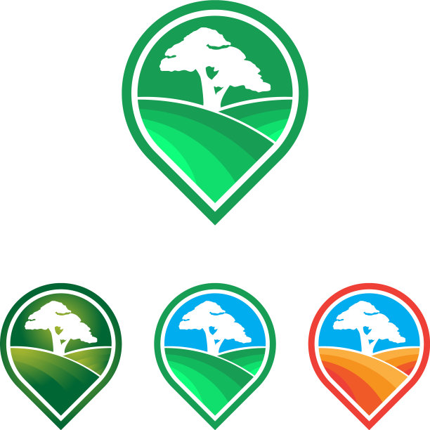 地图位置引脚自然标签符号图片下载