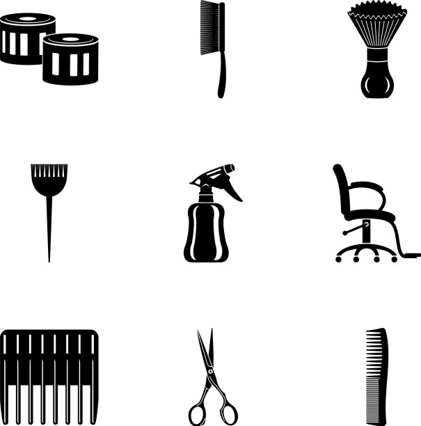 割草图标设置简单的风格图片下载