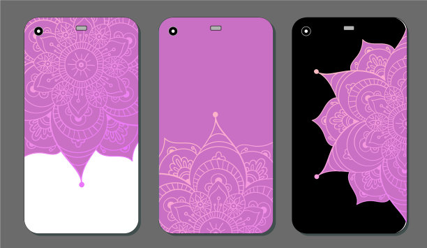 手机壳曼荼罗设计集复古装饰图片下载
