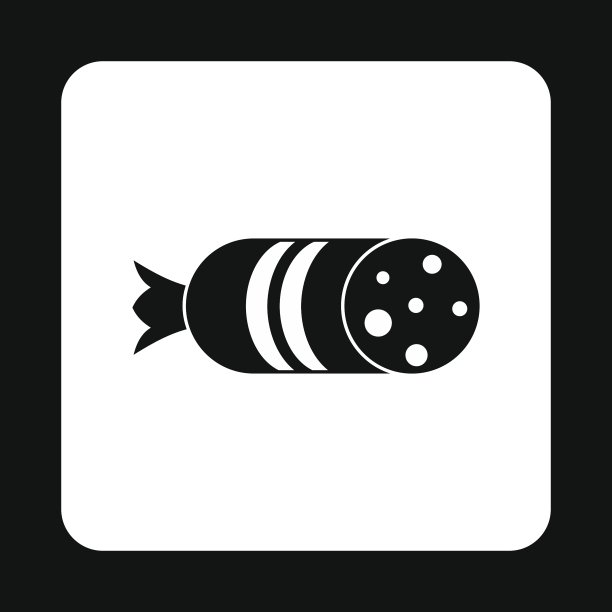 意大利腊肠象征着简单的风格图片下载