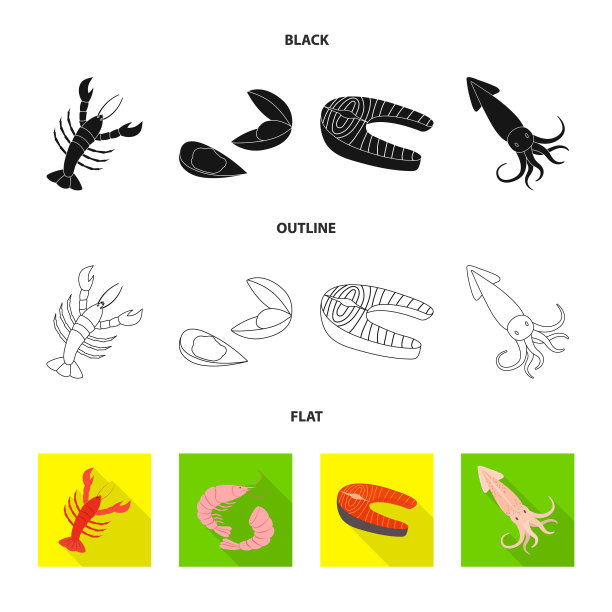 隔离对象的新鲜和餐厅标志图片下载