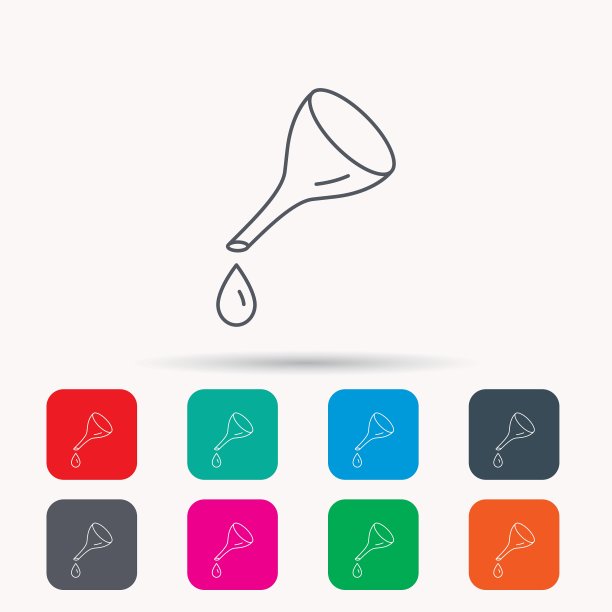 换油服务图标燃油可下降标志图片下载