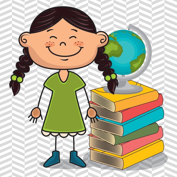 全球女学生书籍图片下载