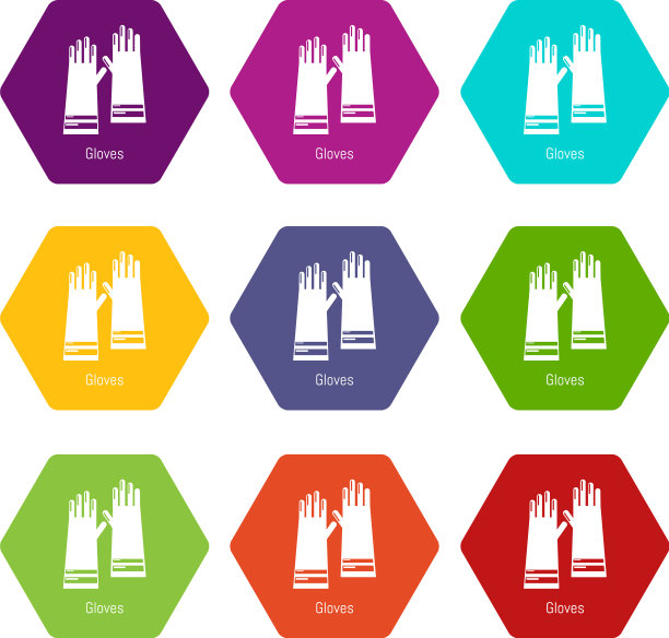手套清洁图标设置9图片下载