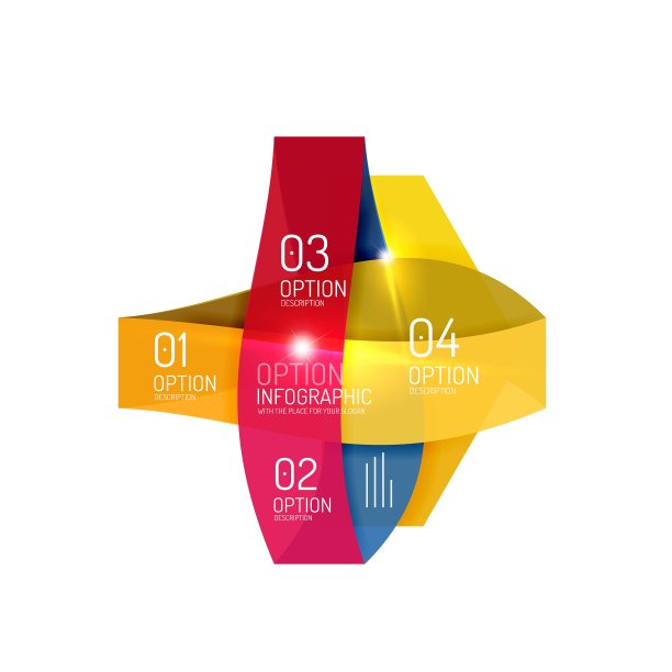 抽象背景几何信息图形选项图片下载