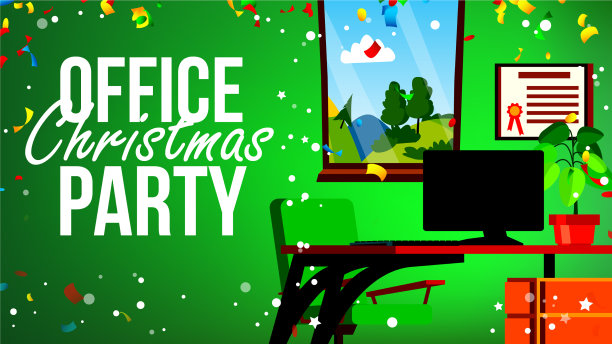 办公室圣诞派对庆祝新图片下载