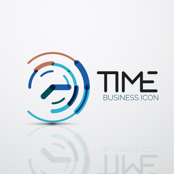 抽象的标志概念时间概念或时钟图片下载