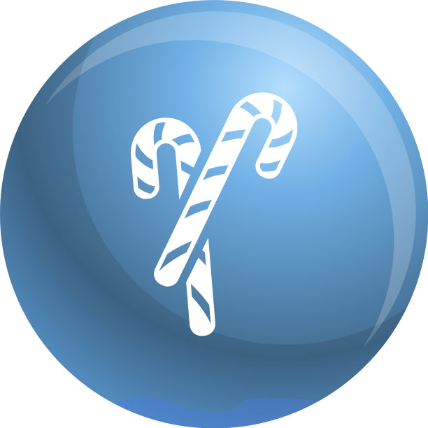 糖果条纹棒图标简单的风格图片下载