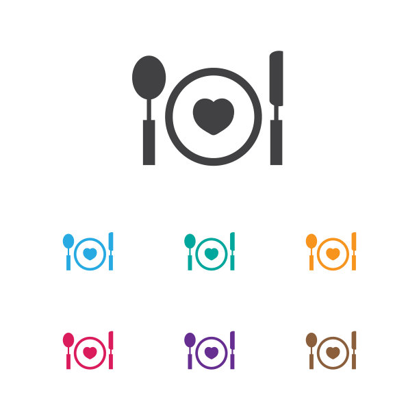 激情的象征在盘子上图片下载