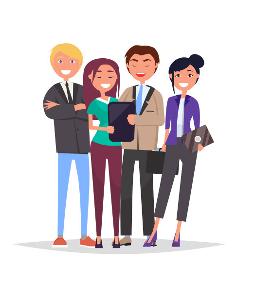 企业家执行工作者成功的团队集合图片下载