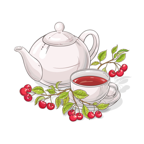 樱桃茶图片下载